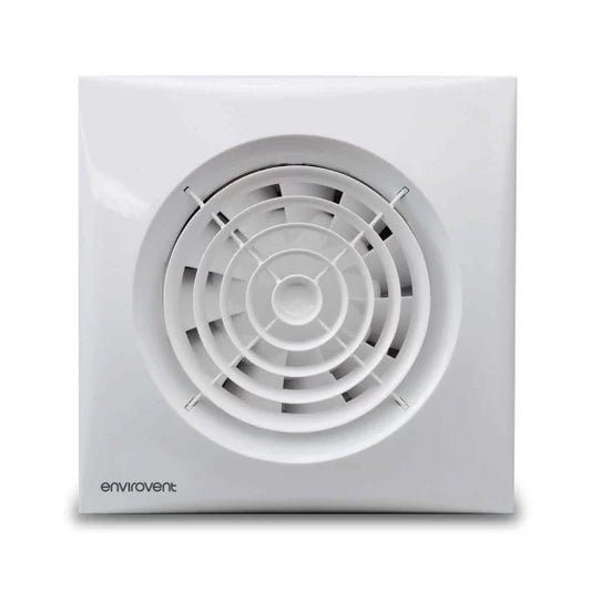 Envirovent SIL100T SILENT Extractor Fan for Bathroom or Toilet 4" 100MM