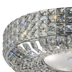 Luminosity Designs - Enya 45cm Flush Ceiling, 6 Light G9, Polished Chrome/Crystal (Diyas IL31201) - Luminosity Designs Ltd