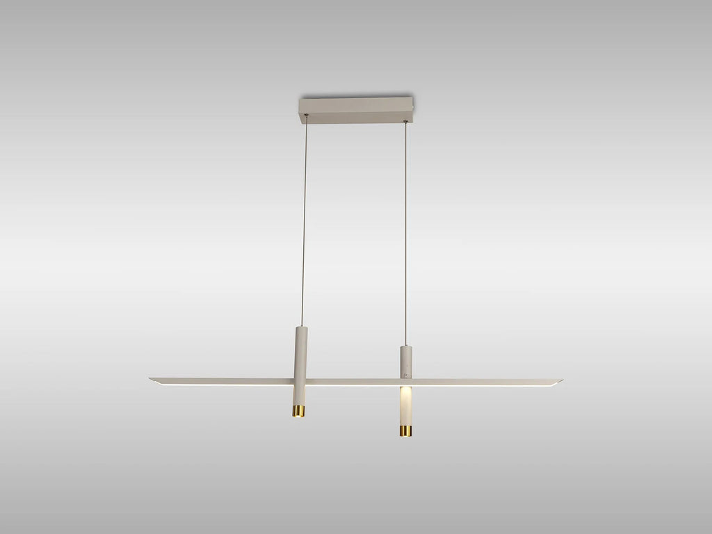 Mantra - Esparta Linear Bar Pendant, 30W LED, 3000K, 1400lm - Luminosity Designs Ltd