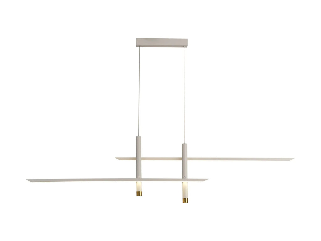 Mantra - Esparta Linear Bar Pendant, 50W LED, 3000K, 2100lm - Luminosity Designs Ltd