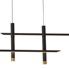 Mantra - Esparta Linear Bar Pendant, 50W LED, 3000K, 2100lm - Luminosity Designs Ltd