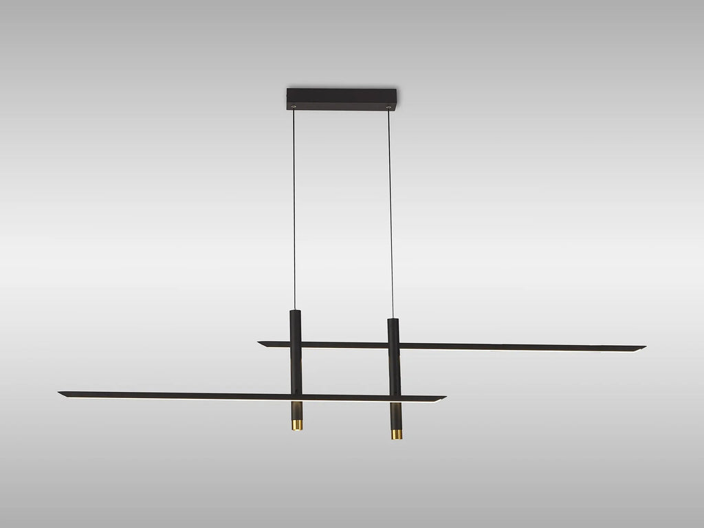 Mantra - Esparta Linear Bar Pendant, 50W LED, 3000K, 2100lm - Luminosity Designs Ltd