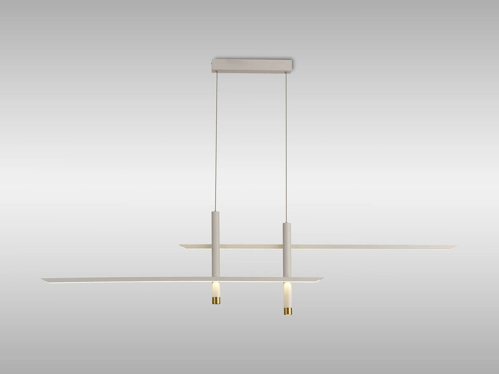 Mantra - Esparta Linear Bar Pendant, 50W LED, 3000K, 2100lm - Luminosity Designs Ltd