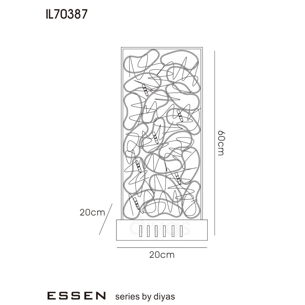 Diyas Home - Essen Table Lamp - Luminosity Designs Ltd