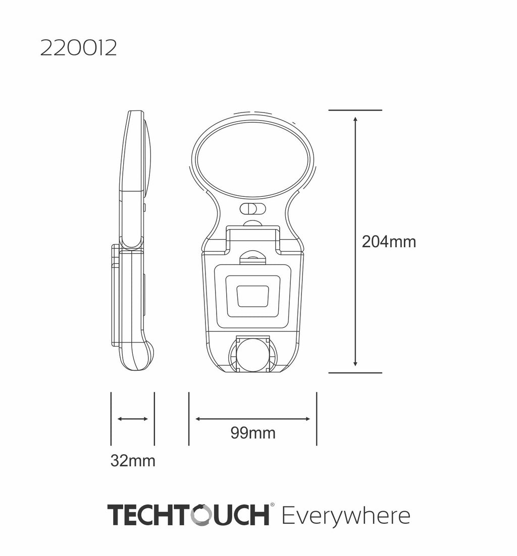 Techtouch - Everywhere LED Wall Lamp - Luminosity Designs Ltd