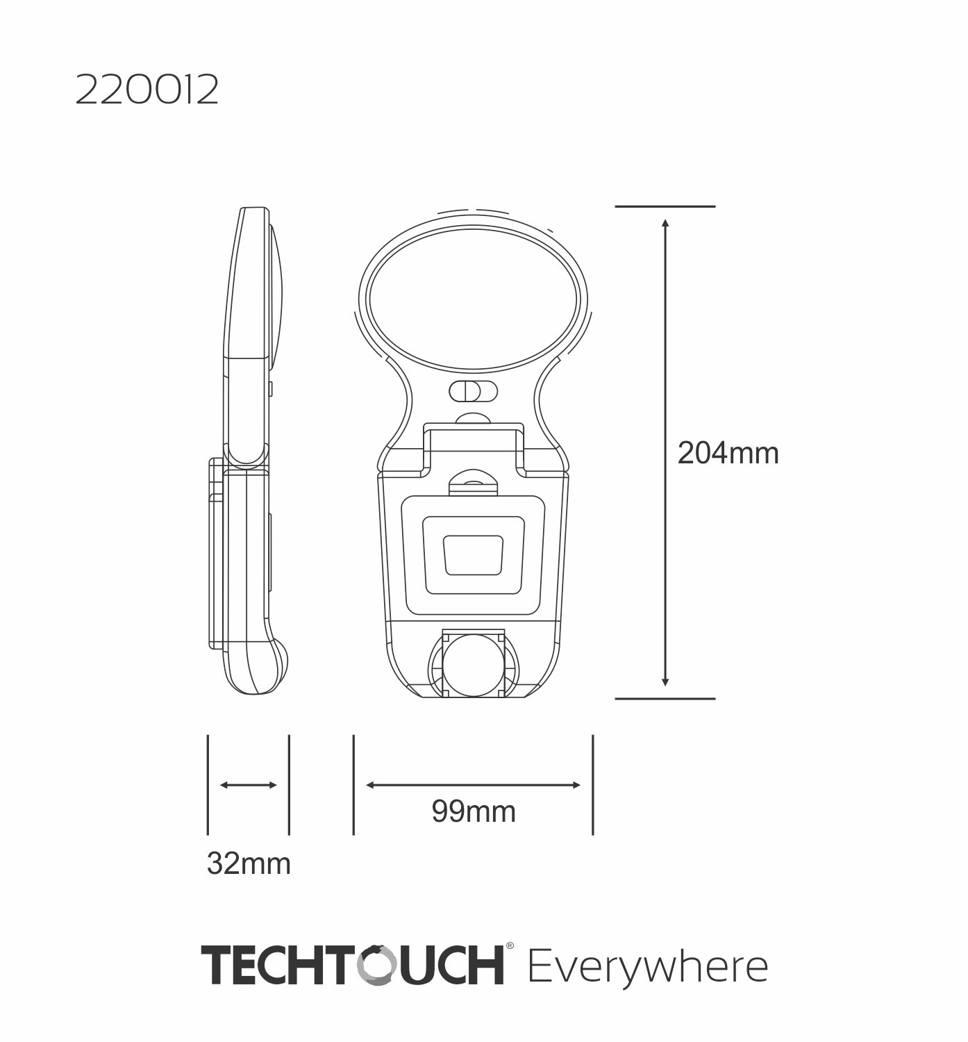 Techtouch - Everywhere LED Wall Lamp - Luminosity Designs Ltd