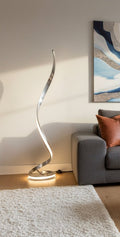 Endon - EX DISPLAY Aria Spiral Modern Style LED Floor Lamp - Luminosity Designs Ltd