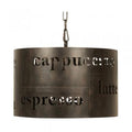 Oaks Lighting - EX DISPLAY Mille Black and Gold Beverage Industrial 3 Light Pendant - Luminosity Designs Ltd