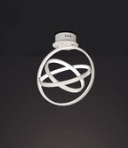 EX DISPLAY - Orbital Ceiling Round 35cm, 3 Ring, 40W LED 3000K, 1510lm, White, 3yrs Warranty - Luminosity Designs Ltd