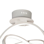 EX DISPLAY - Orbital Ceiling Round 35cm, 3 Ring, 40W LED 3000K, 1510lm, White, 3yrs Warranty - Luminosity Designs Ltd