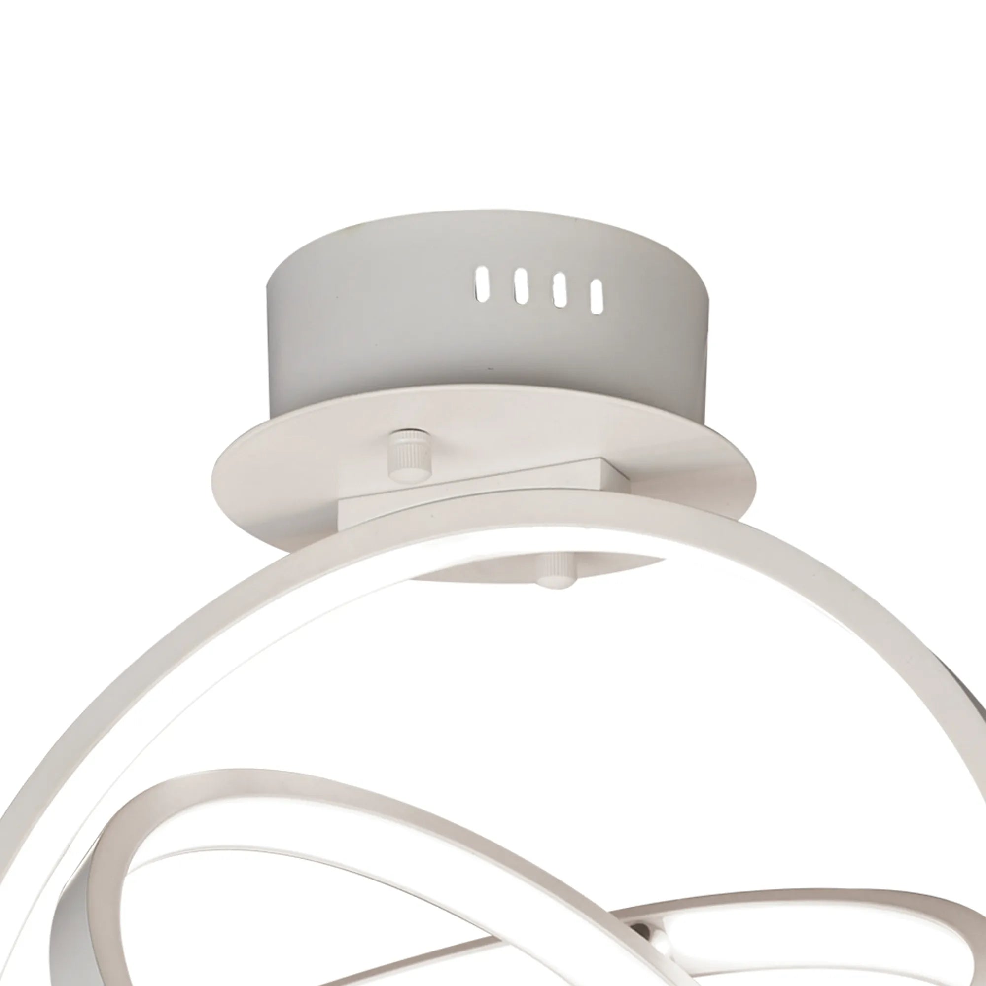 EX DISPLAY - Orbital Ceiling Round 35cm, 3 Ring, 40W LED 3000K, 1510lm, White, 3yrs Warranty - Luminosity Designs Ltd