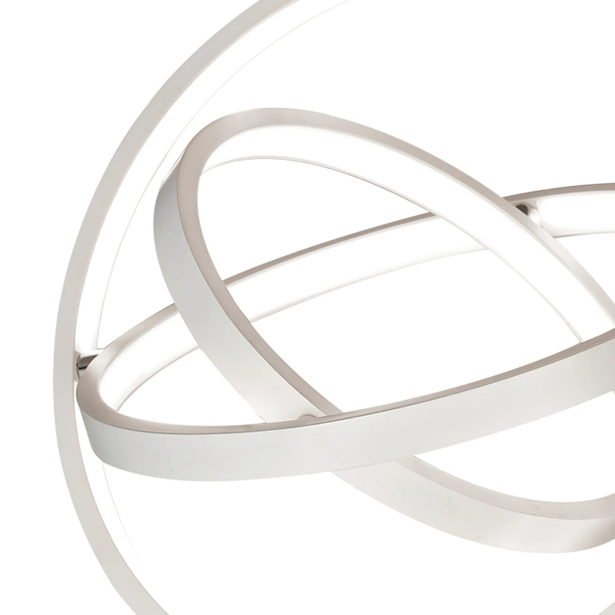 EX DISPLAY - Orbital Ceiling Round 35cm, 3 Ring, 40W LED 3000K, 1510lm, White, 3yrs Warranty - Luminosity Designs Ltd