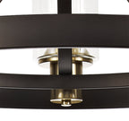 Luminosity Designs - Excalibur 3 Light Circular Traditional Medieval Style Candelabra Fitting - Luminosity Designs Ltd