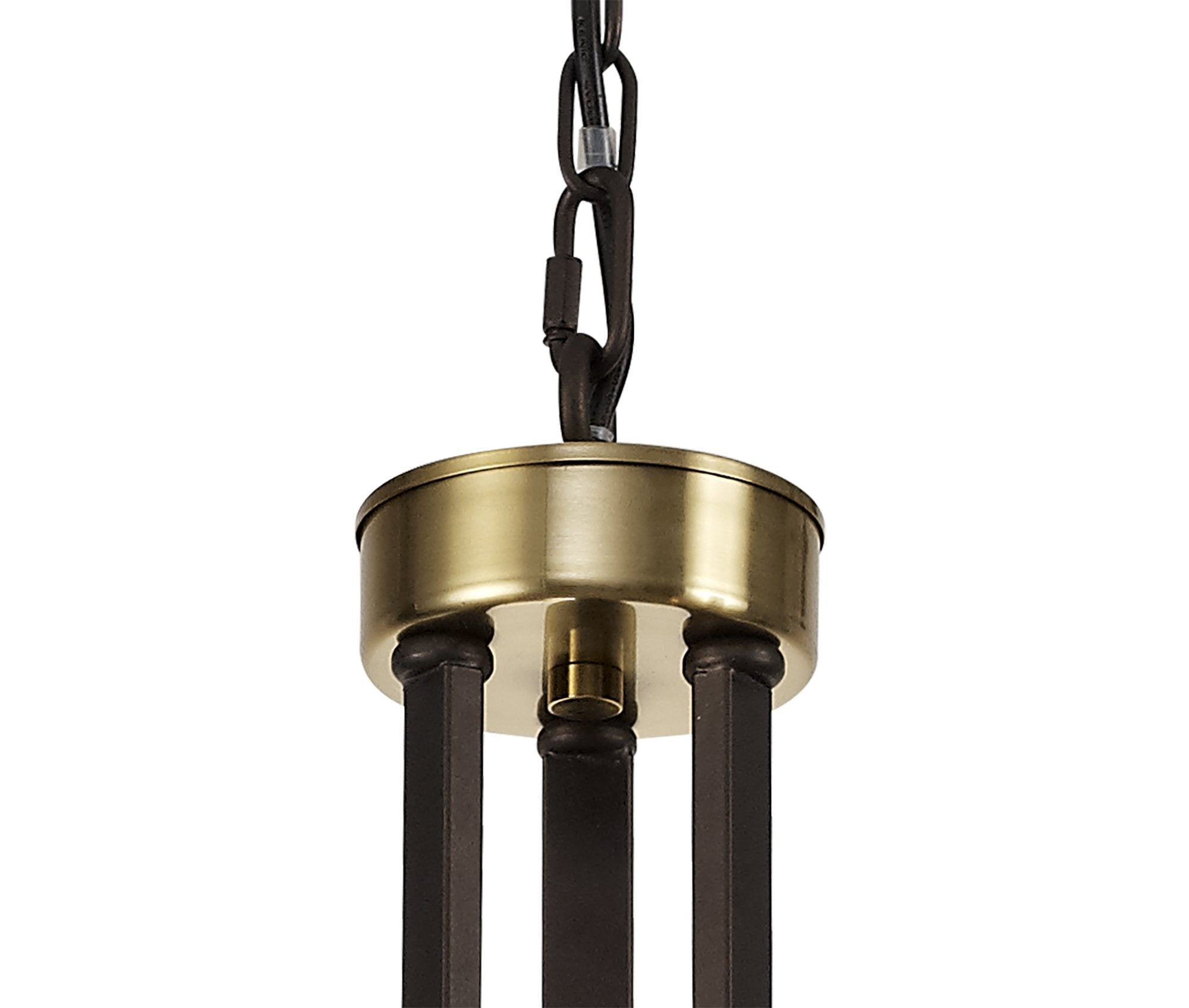 Luminosity Designs - Excalibur 3 Light Circular Traditional Medieval Style Candelabra Fitting - Luminosity Designs Ltd