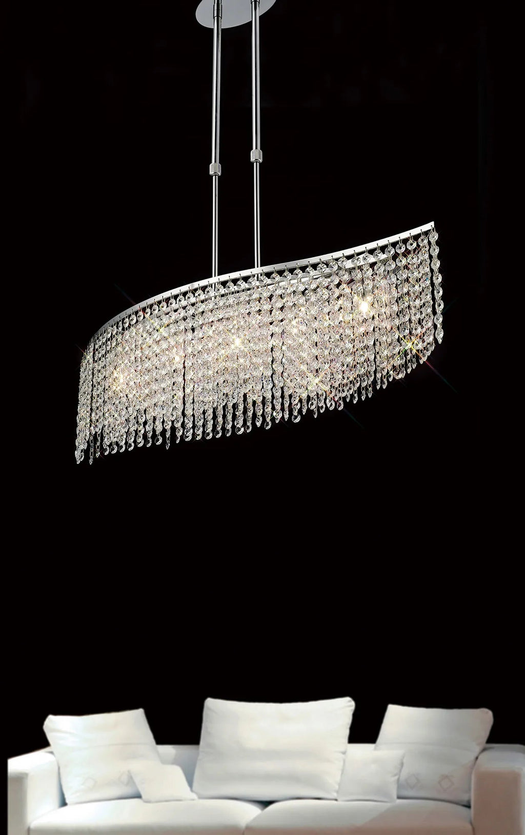 Diyas - Fabio Wave Linear Light - Luminosity Designs Ltd