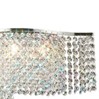 Diyas - Fabio Wave Multi Armed Crystal Ceiling Light with Droplets - Luminosity Designs Ltd