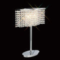 Diyas - Fabio Wave Multi Armed Crystal Table Lamp with Droplets - Luminosity Designs Ltd