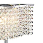 Diyas - Fabio Wave Multi Armed Crystal Table Lamp with Droplets - Luminosity Designs Ltd