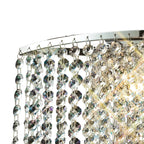 Diyas - Fabio Wave Wall Light with Crystal Droplets - Luminosity Designs Ltd