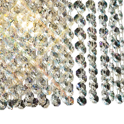 Fabio Wave Wall Light with Crystal Droplets