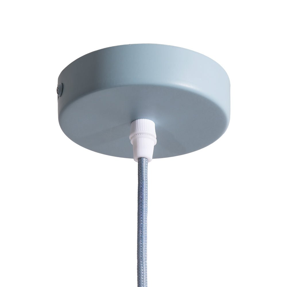 Oaks Lighting - Fairbourne Wave Single Modern Pendant With Metal Curved Framework - Luminosity Designs Ltd