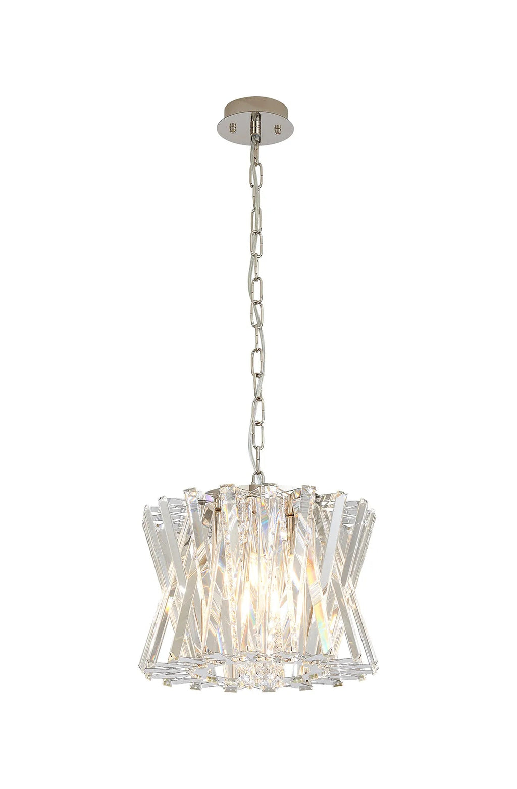 Luminosity Designs Ltd - Faline 34cm Modern Round Chandelier Pendant, 4 x E14, - Luminosity Designs Ltd