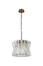 Faline 34cm Modern Round Chandelier Pendant, 4 x E14,