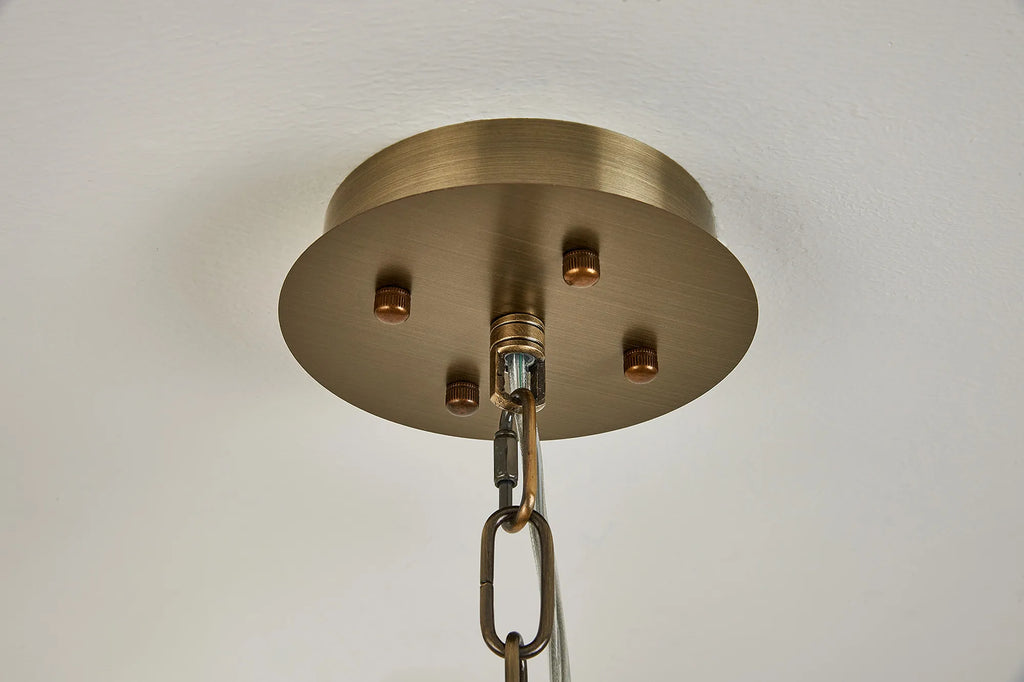 Faline 34cm Modern Round Chandelier Pendant, 4 x E14,