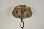 Faline 34cm Modern Round Chandelier Pendant, 4 x E14,