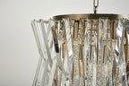 Faline 34cm Modern Round Chandelier Pendant, 4 x E14,