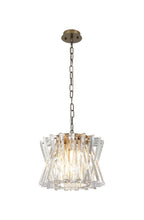 Faline 34cm Modern Round Chandelier Pendant, 4 x E14,