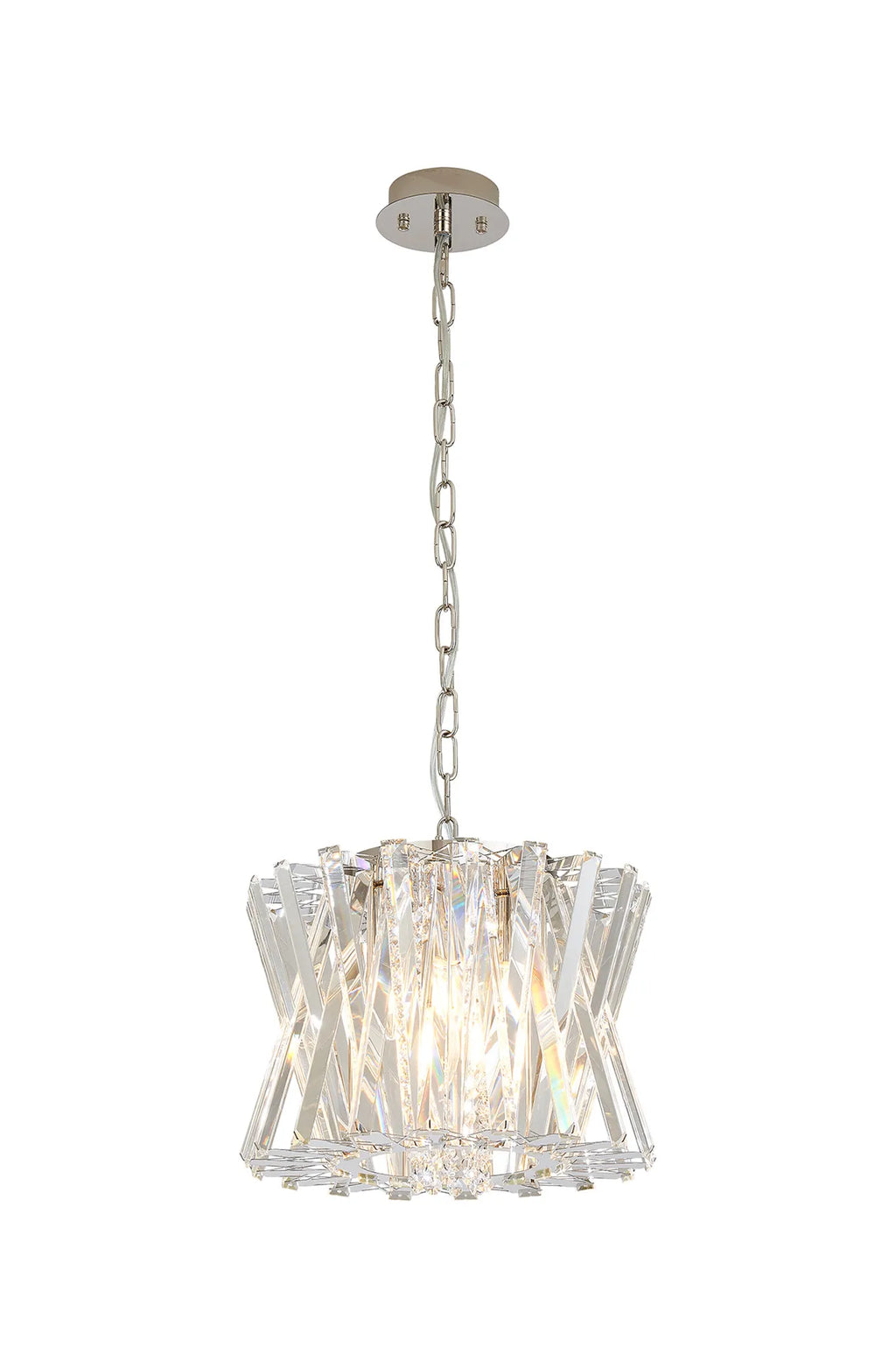 Faline 34cm Modern Round Chandelier Pendant, 4 x E14,
