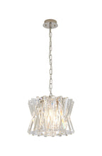 Faline 34cm Modern Round Chandelier Pendant, 4 x E14,