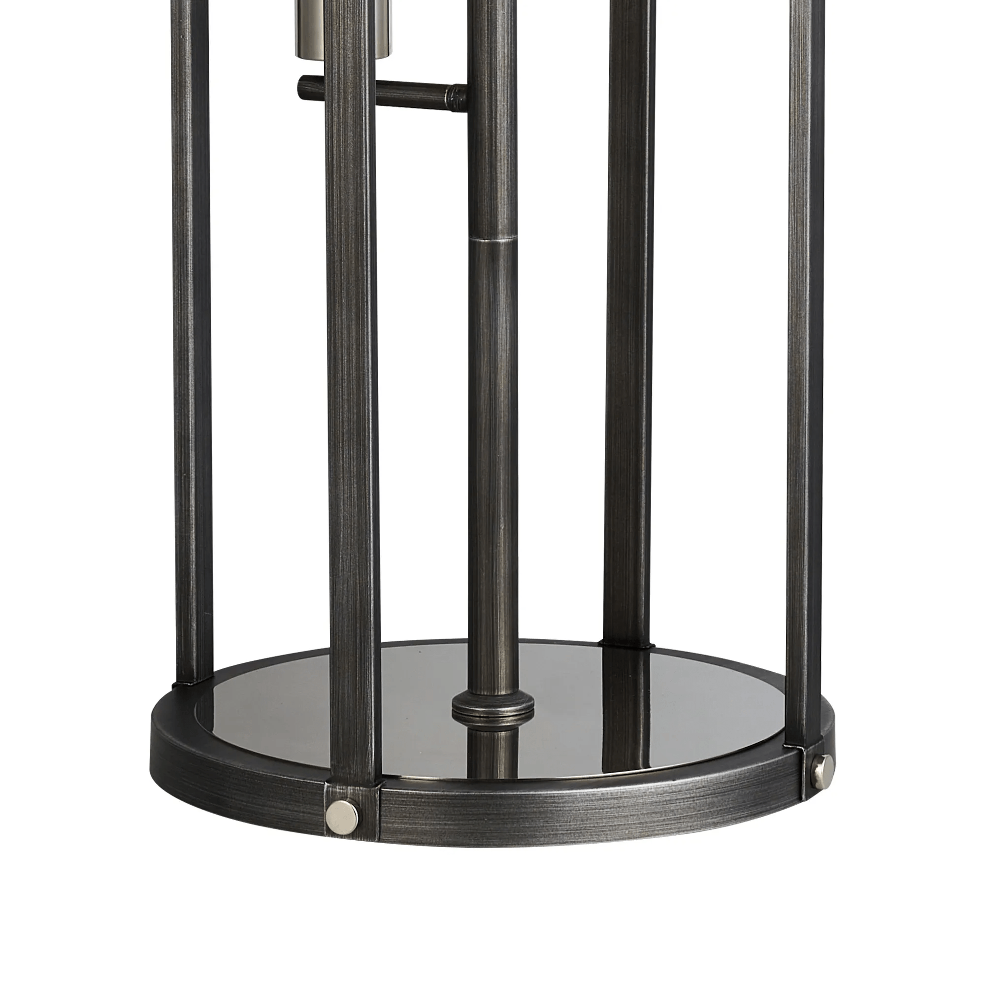 Luminosity Designs - Farmhouse Rustic Industrial Floor Light 3 Light E27 with Oxidised Framework (348052 / 351715) - Luminosity Designs Ltd