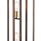 Luminosity Designs - Farmhouse Rustic Industrial Floor Light 3 Light E27 with Oxidised Framework (348052 / 351715) - Luminosity Designs Ltd