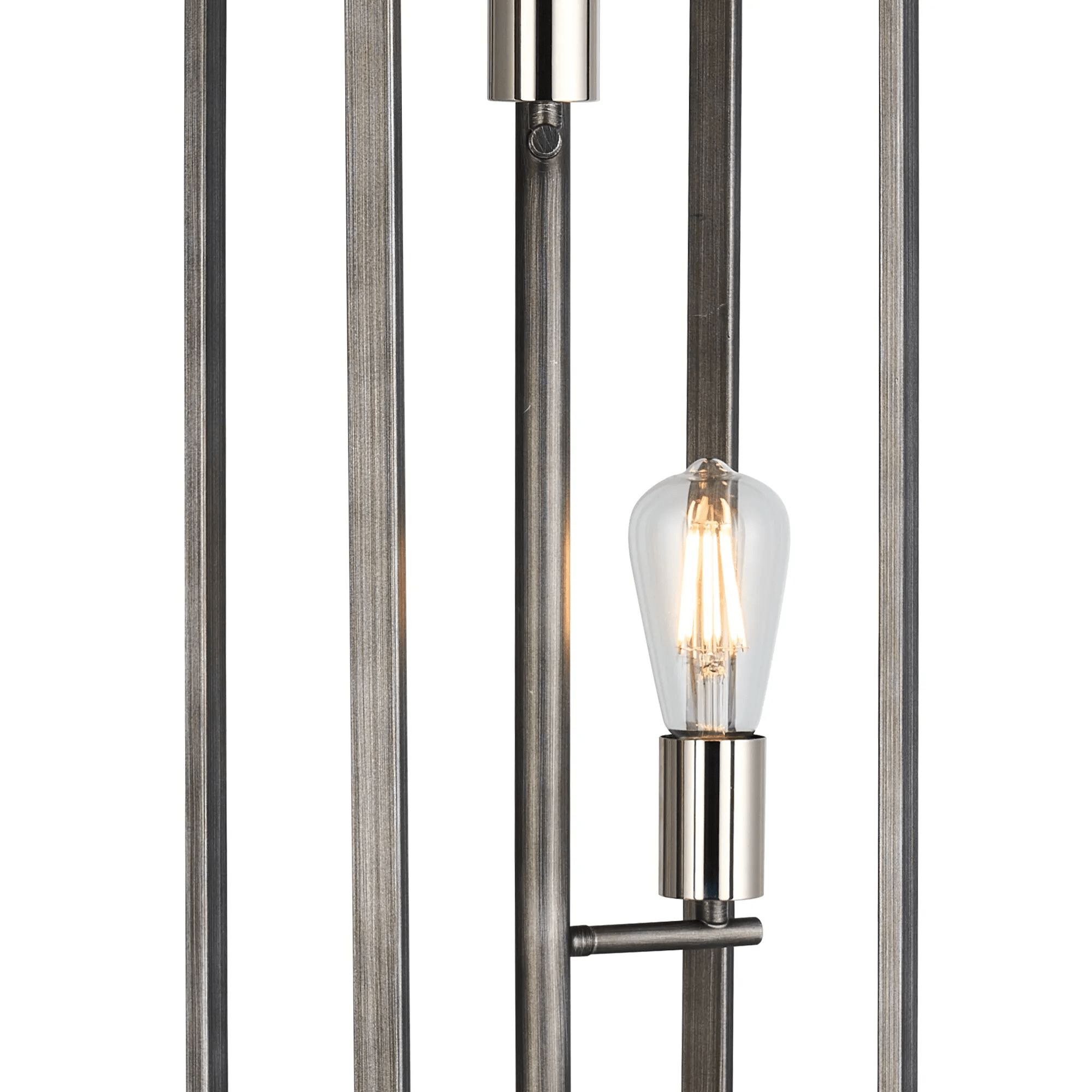 Luminosity Designs - Farmhouse Rustic Industrial Floor Light 3 Light E27 with Oxidised Framework (348052 / 351715) - Luminosity Designs Ltd