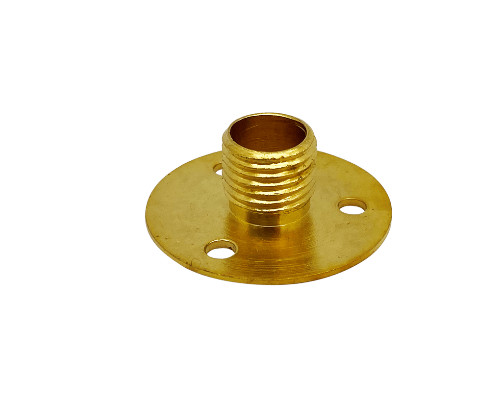 Luminosity Designs - Flange Plate for Attaching Lamp holders to Wood - Luminosity Designs Ltd