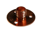 Luminosity Designs - Flange Plate for Attaching Lamp holders to Wood - Luminosity Designs Ltd