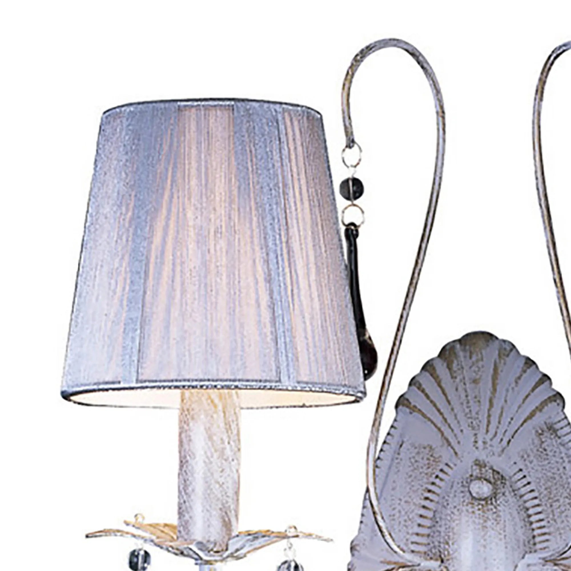 Diyas - Flur White and Gold Wall Lamp. 2 Light E14 (Diyas IL40012) - Luminosity Designs Ltd