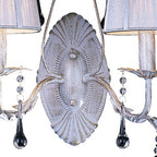 Diyas - Flur White and Gold Wall Lamp. 2 Light E14 (Diyas IL40012) - Luminosity Designs Ltd