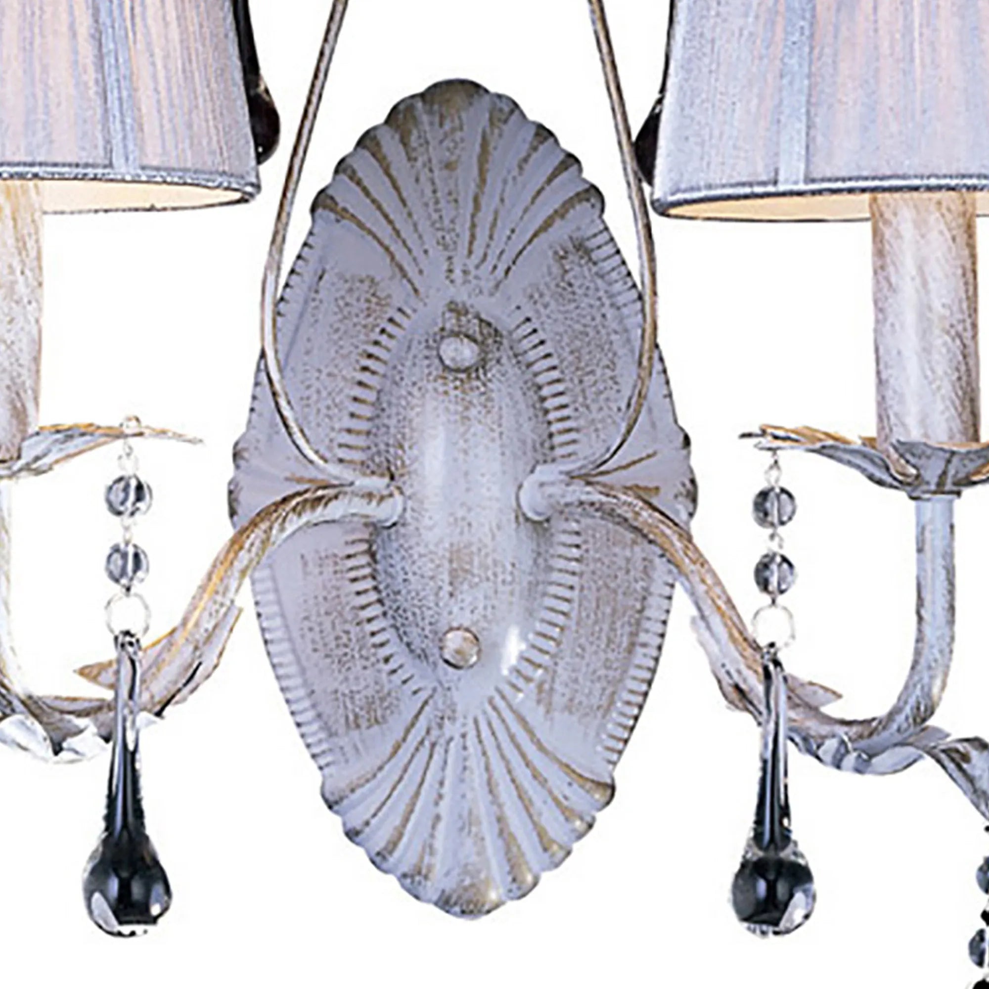 Diyas - Flur White and Gold Wall Lamp. 2 Light E14 (Diyas IL40012) - Luminosity Designs Ltd