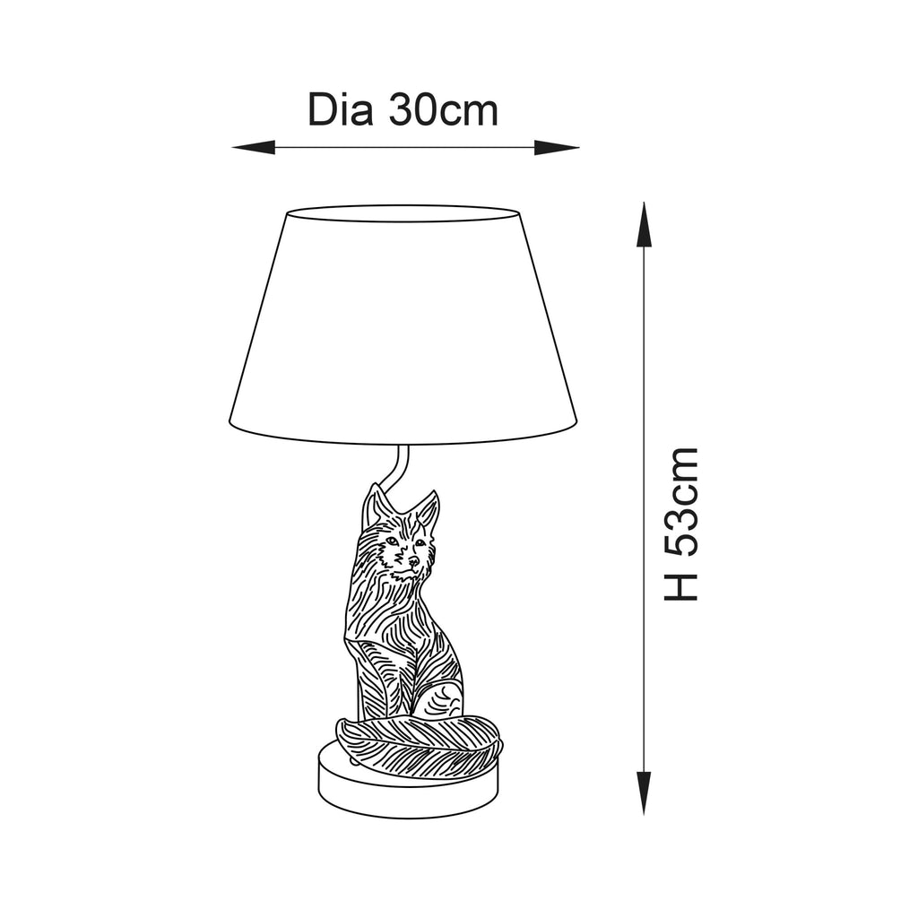 Endon - Fox Table Lamp - Luminosity Designs Ltd