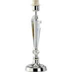 Diyas - Freya Crystal Table Lamp WITHOUT SHADE, 1 Light E27, Silver Finish - Luminosity Designs Ltd