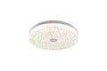 Mantra - Frozen 39cm Round Ceiling Light, 30W LED, 2700 - 5000K Tuneable White, 3420lm, Remote Control, White - Luminosity Designs Ltd
