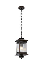 Luminosity Designs Ltd - Fuller Traditional Pendant Lamp, 1 x E27, IP54, Oil Rubbed Brass (Bronze) /Lined Glass - Luminosity Designs Ltd