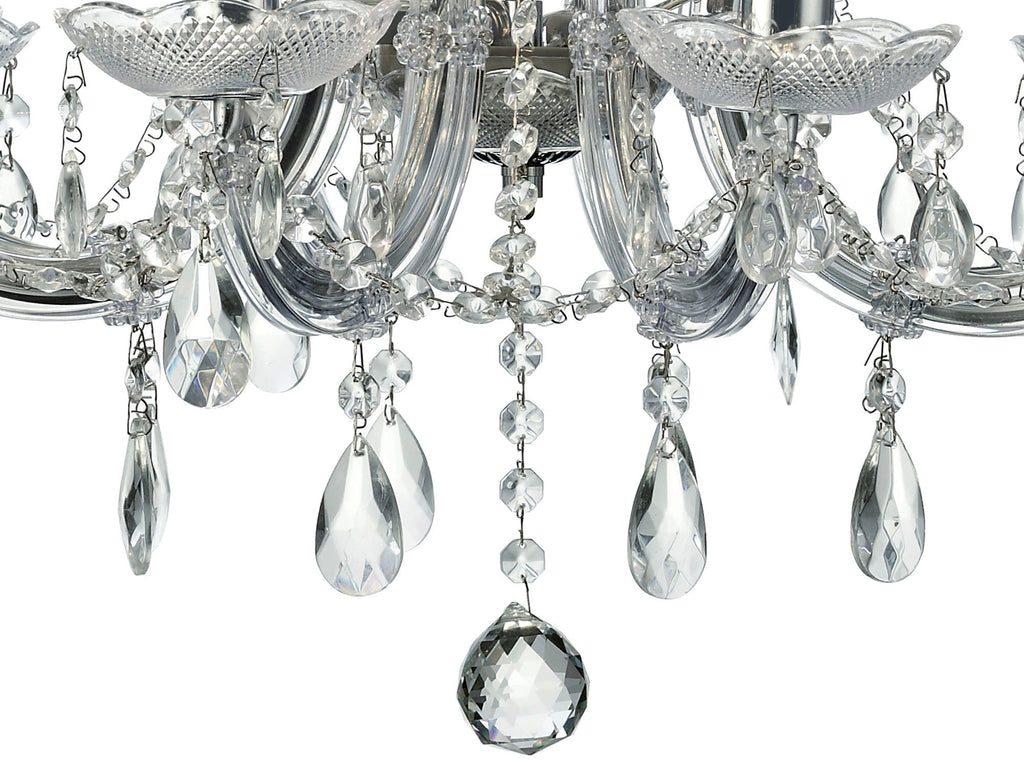 Deco - Gabrielle Chandelier With Acylic Sconce - Luminosity Designs Ltd