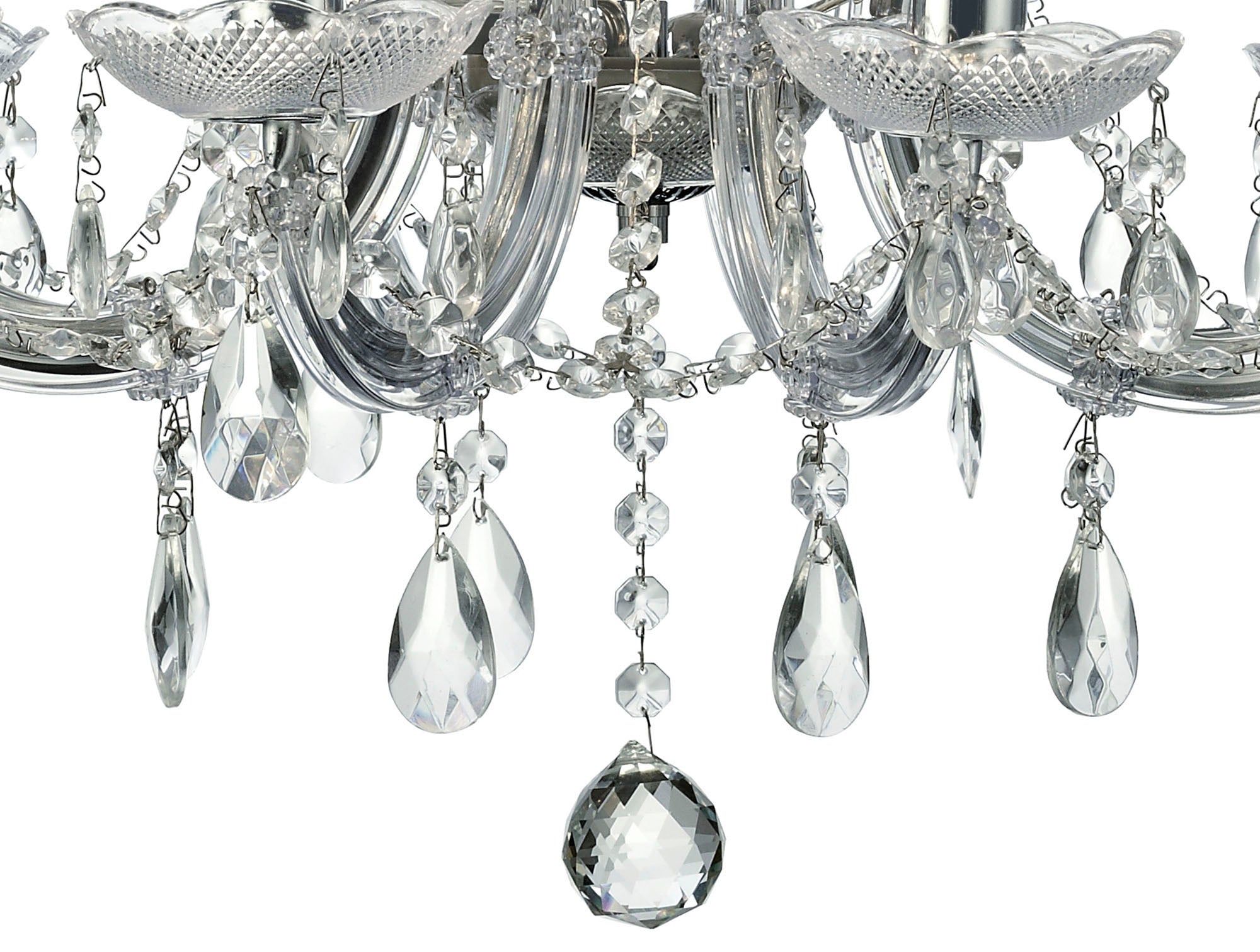 Deco - Gabrielle Chandelier With Acylic Sconce - Luminosity Designs Ltd