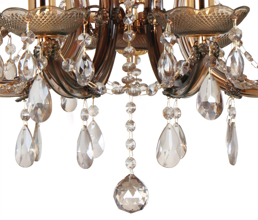 Deco - Gabrielle Chandelier With Acylic Sconce - Luminosity Designs Ltd