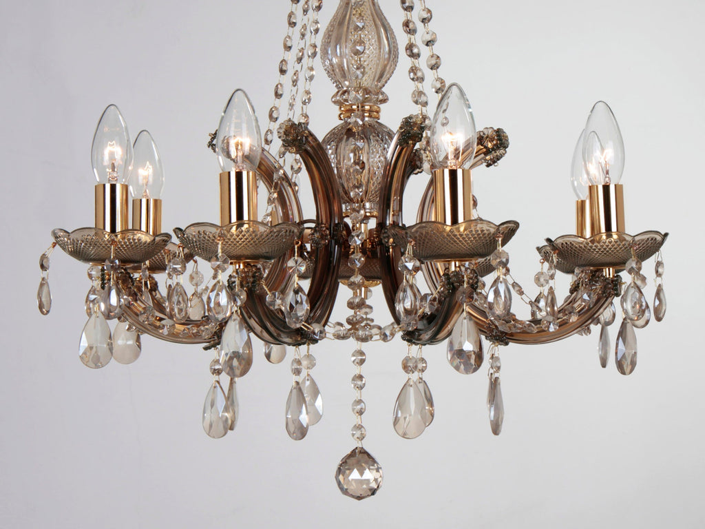 Deco - Gabrielle Chandelier With Acylic Sconce - Luminosity Designs Ltd