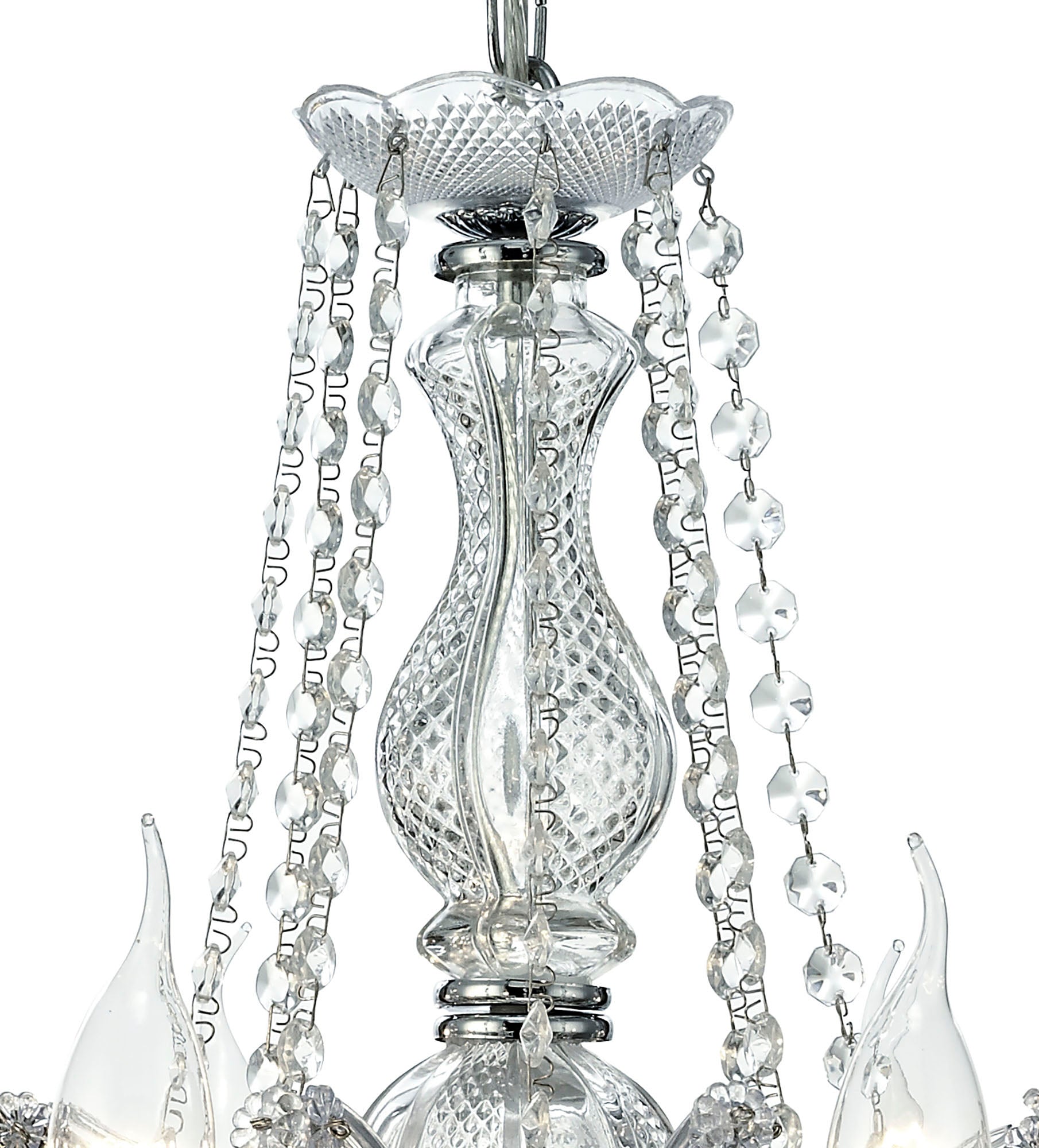 Deco - Gabrielle Chandelier With Acylic Sconce - Luminosity Designs Ltd